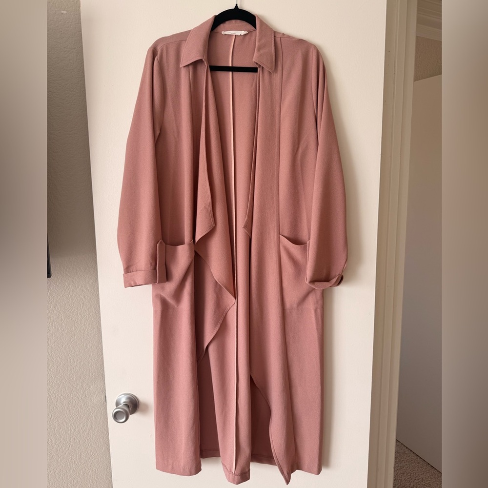 Pink Duster Cardigan